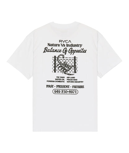 SECURITY CODE - T-SHIRT EVYZT00336 -WHT RVCA 