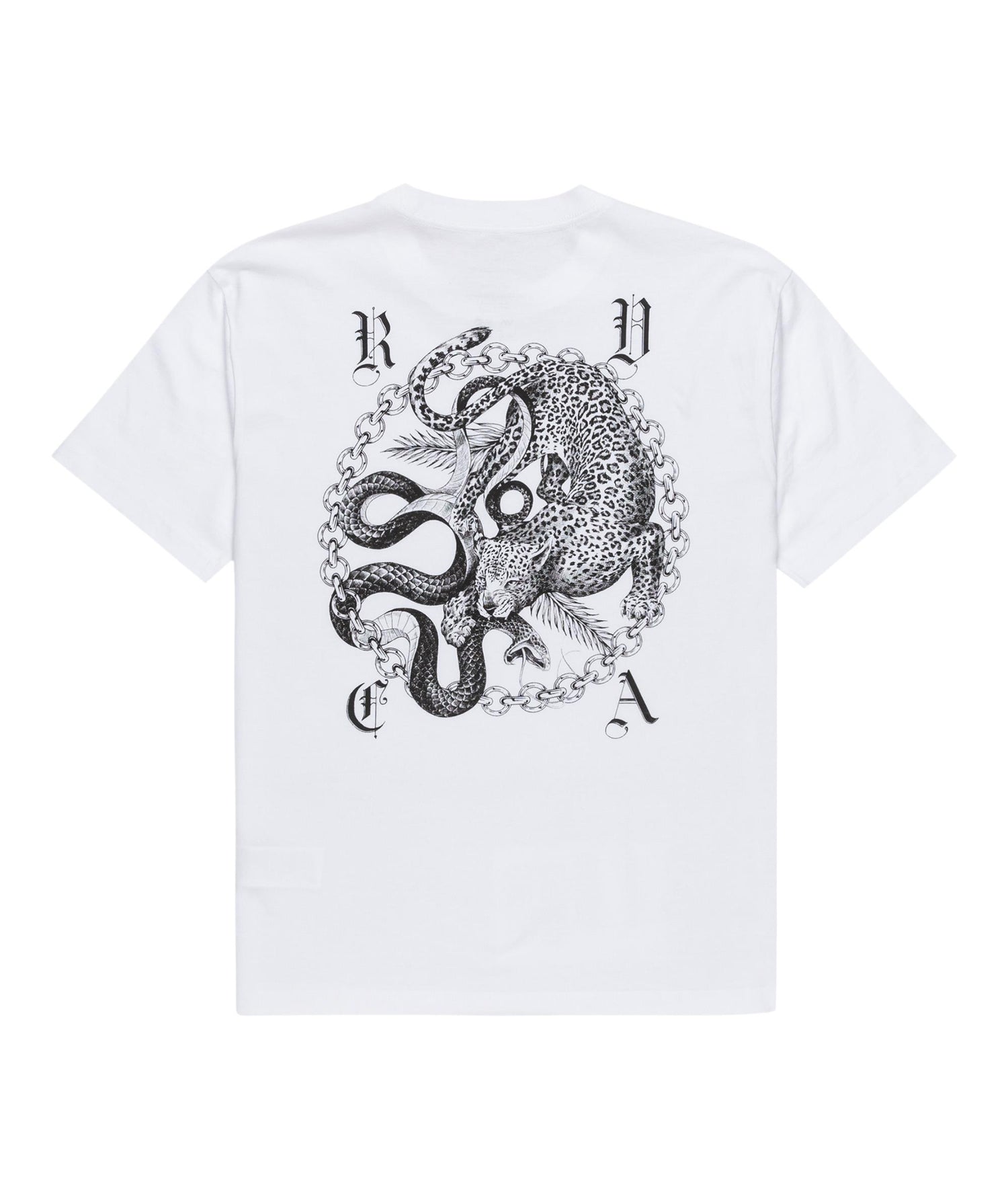 BENJ BATTLE - T-SHIRT EVYZT00254 -WHT RVCA 