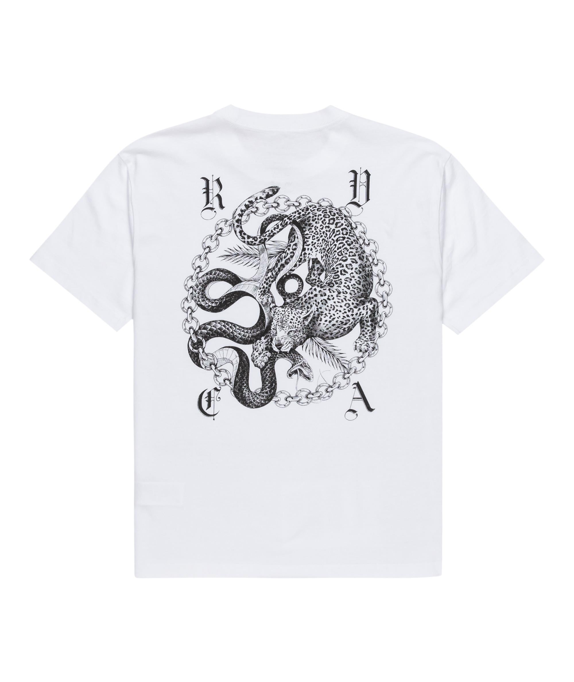 BENJ BATTLE - T-SHIRT EVYZT00254 -WHT RVCA 